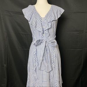 Jessica Simpson gingham midi dress